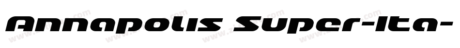 Annapolis Super-Ita字体转换